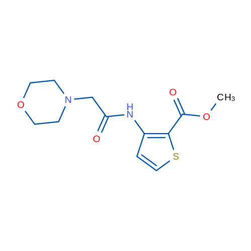 Methyl 3-[2-(morpholin-4-yl)acetamido]thiophene-2-carboxylate 1g