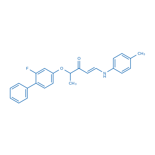 (1E)-4-({2-fluoro-[1,1'-biphenyl]-4-yl}oxy)-1-[(4-methylphenyl)amino]pent-1-en-3-one 10mg