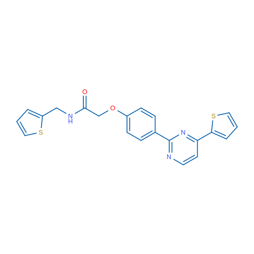 N-[(Thiophen-2-yl)methyl]-2-{4-[4-(thiophen-2-yl)pyrimidin-2-yl]phenoxy}acetamide 1g