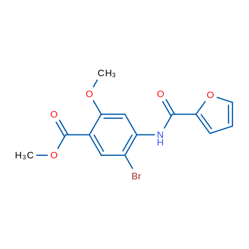 Methyl 5-bromo-4-(furan-2-amido)-2-methoxybenzoate 1g