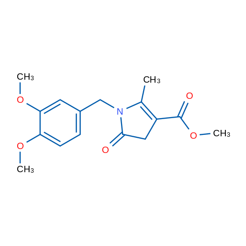 Methyl 1-[(3,4-dimethoxyphenyl)methyl]-2-methyl-5-oxo-4,5-dihydro-1H-pyrrole-3-carboxylate 10mg