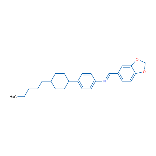 (1E)-1-(2H-1,3-Benzodioxol-5-yl)-N-[4-(4-pentylcyclohexyl)phenyl]methanimine 1g