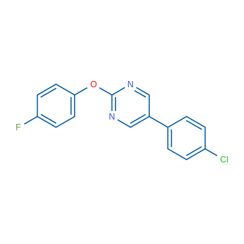 5-(4-Chlorophenyl)-2-(4-fluorophenoxy)pyrimidine 1g