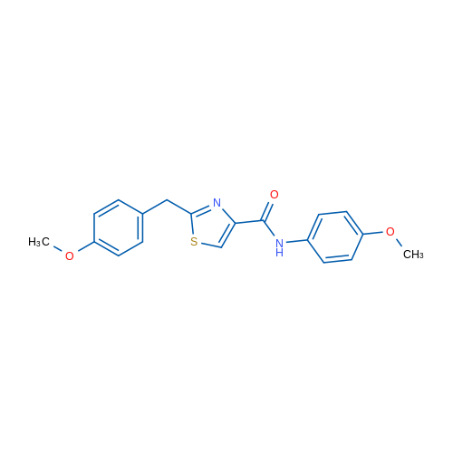 N-(4-Methoxyphenyl)-2-[(4-methoxyphenyl)methyl]-1,3-thiazole-4-carboxamide 1g