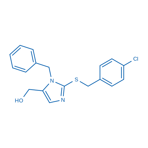 (1-Benzyl-2-{[(4-chlorophenyl)methyl]sulfanyl}-1H-imidazol-5-yl)methanol 1g