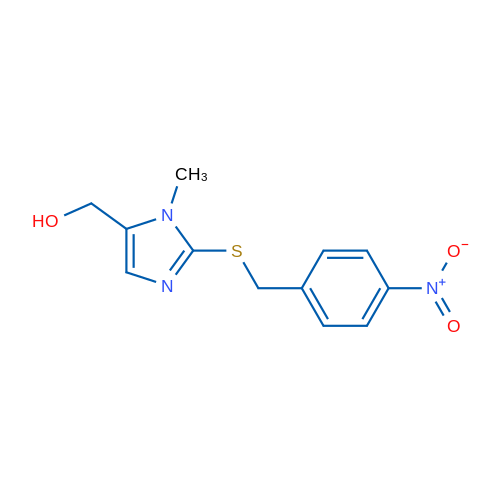 (1-Methyl-2-{[(4-nitrophenyl)methyl]sulfanyl}-1H-imidazol-5-yl)methanol 1g