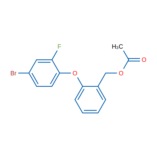 [2-(4-Bromo-2-fluorophenoxy)phenyl]methyl acetate 1g