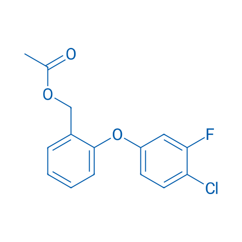 [2-(4-Chloro-3-fluorophenoxy)phenyl]methyl acetate 1g