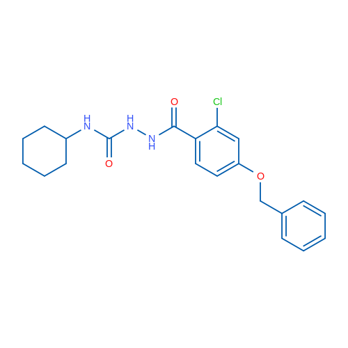 4-(Benzyloxy)-2-chloro-N-[(cyclohexylcarbamoyl)amino]benzamide 1g