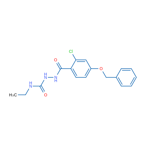 4-(Benzyloxy)-2-chloro-N-[(ethylcarbamoyl)amino]benzamide 1g