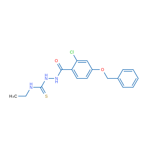 4-(Benzyloxy)-2-chloro-N-[(ethylcarbamothioyl)amino]benzamide 1g