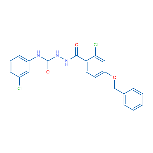 4-(Benzyloxy)-2-chloro-N-{[(3-chlorophenyl)carbamoyl]amino}benzamide 1g