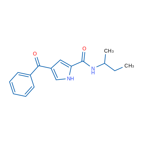 4-Benzoyl-N-(butan-2-yl)-1H-pyrrole-2-carboxamide 1g