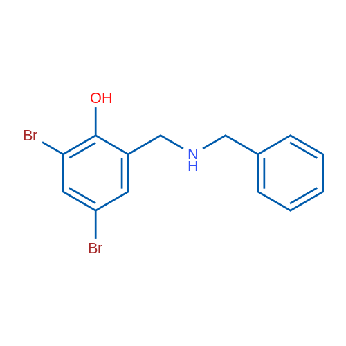 2-[(Benzylamino)methyl]-4,6-dibromophenol 1g