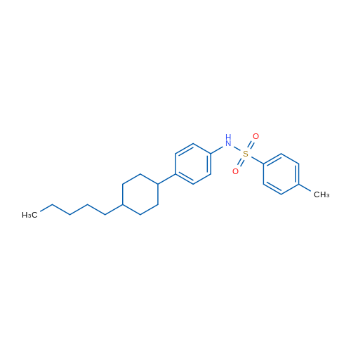 4-Methyl-N-[4-(4-pentylcyclohexyl)phenyl]benzene-1-sulfonamide 1g