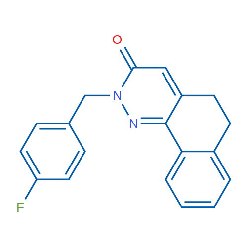 2-[(4-Fluorophenyl)methyl]-2H,3H,5H,6H-benzo[h]cinnolin-3-one 5mg