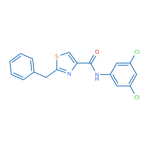 2-Benzyl-N-(3,5-dichlorophenyl)-1,3-thiazole-4-carboxamide 1g