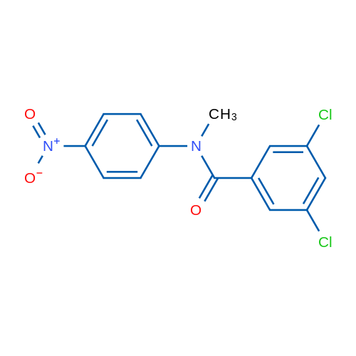 3,5-Dichloro-N-methyl-N-(4-nitrophenyl)benzamide 1g