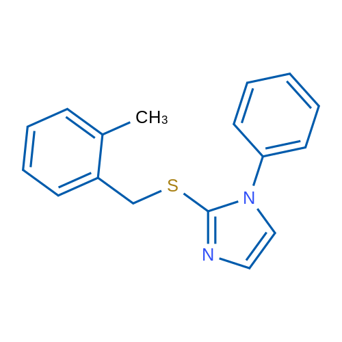 2-{[(2-methylphenyl)methyl]sulfanyl}-1-phenyl-1H-imidazole 1g
