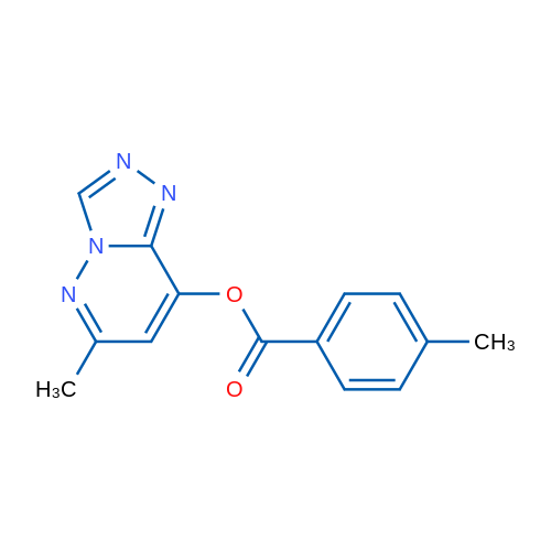 6-Methyl-[1,2,4]triazolo[4,3-b]pyridazin-8-yl 4-methylbenzoate 1g