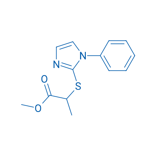 Methyl 2-[(1-phenyl-1H-imidazol-2-yl)sulfanyl]propanoate 1g