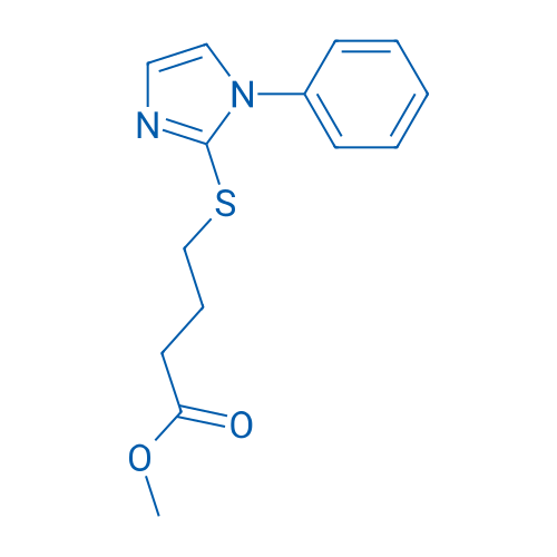 Methyl 4-[(1-phenyl-1H-imidazol-2-yl)sulfanyl]butanoate 1g
