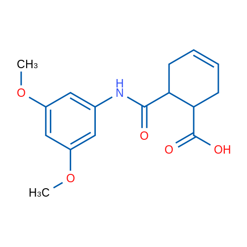 6-[(3,5-Dimethoxyphenyl)carbamoyl]cyclohex-3-ene-1-carboxylic acid 1g