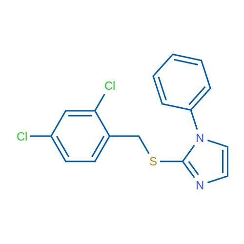 2-{[(2,4-dichlorophenyl)methyl]sulfanyl}-1-phenyl-1H-imidazole 1g