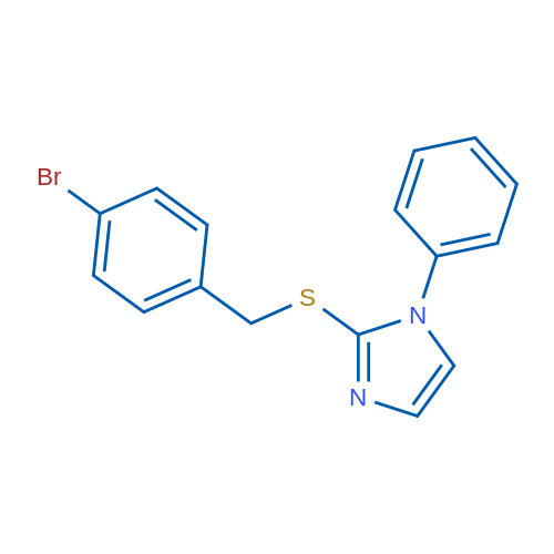 2-{[(4-bromophenyl)methyl]sulfanyl}-1-phenyl-1H-imidazole 1g