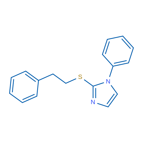 1-Phenyl-2-[(2-phenylethyl)sulfanyl]-1H-imidazole 1g