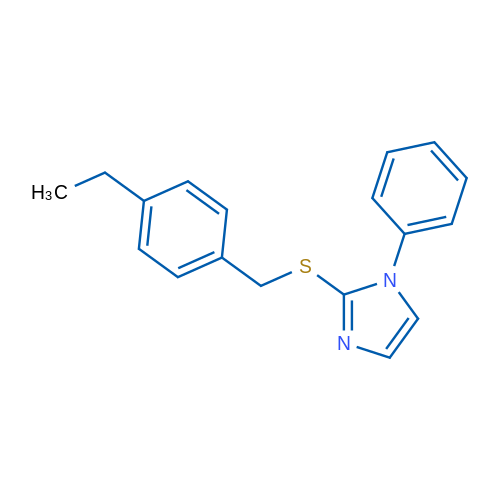 2-{[(4-ethylphenyl)methyl]sulfanyl}-1-phenyl-1H-imidazole 1g