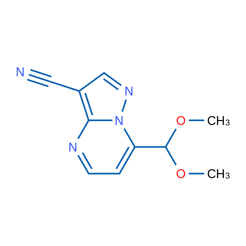 7-(Dimethoxymethyl)pyrazolo[1,5-a]pyrimidine-3-carbonitrile 1g