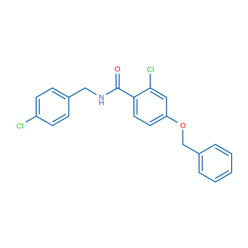 4-(Benzyloxy)-2-chloro-N-[(4-chlorophenyl)methyl]benzamide 1g