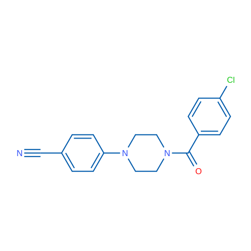 4-[4-(4-Chlorobenzoyl)piperazin-1-yl]benzonitrile 1g