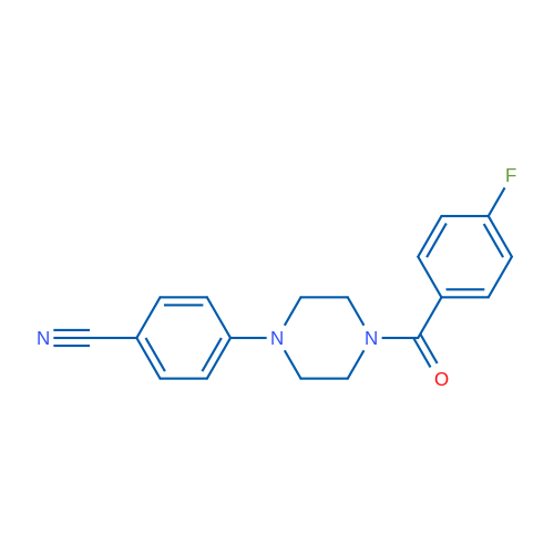 4-[4-(4-Fluorobenzoyl)piperazin-1-yl]benzonitrile 1g