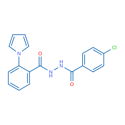 4-Chloro-N'-[2-(1H-pyrrol-1-yl)benzoyl]benzohydrazide 1g
