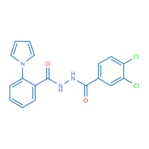 3,4-Dichloro-N'-[2-(1H-pyrrol-1-yl)benzoyl]benzohydrazide 1g