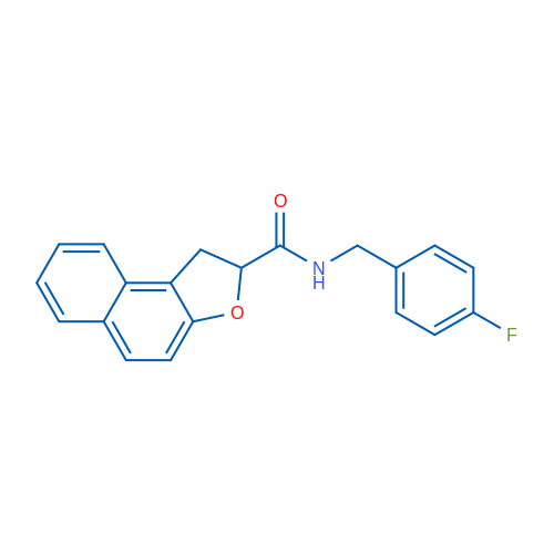 N-[(4-Fluorophenyl)methyl]-1H,2H-naphtho[2,1-b]furan-2-carboxamide 1g
