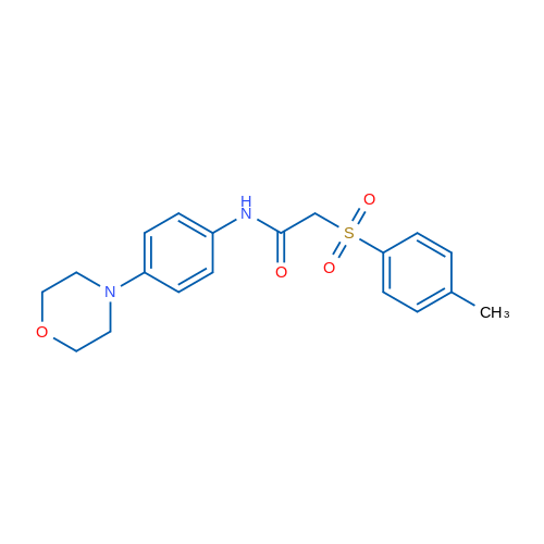 2-(4-Methylbenzenesulfonyl)-N-[4-(morpholin-4-yl)phenyl]acetamide 1g