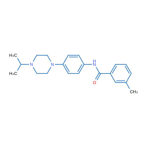 3-Methyl-N-{4-[4-(propan-2-yl)piperazin-1-yl]phenyl}benzamide 1g