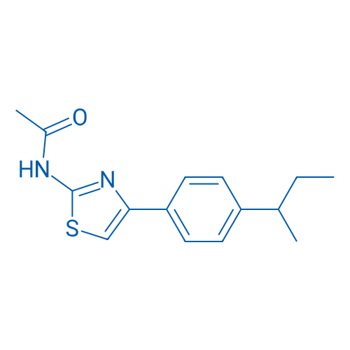 N-{4-[4-(butan-2-yl)phenyl]-1,3-thiazol-2-yl}acetamide 1g