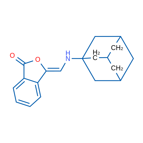 (3Z)-3-{[(adamantan-1-yl)amino]methylidene}-1,3-dihydro-2-benzofuran-1-one 1g