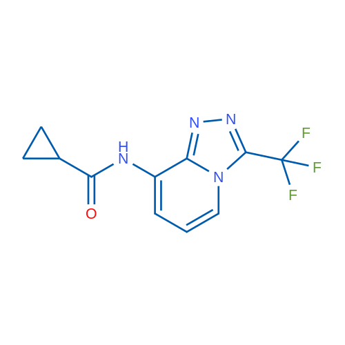 N-[3-(Trifluoromethyl)-[1,2,4]triazolo[4,3-a]pyridin-8-yl]cyclopropanecarboxamide 1g