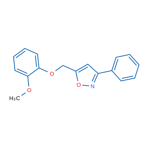 5-[(2-Methoxyphenoxy)methyl]-3-phenyl-1,2-oxazole 1g
