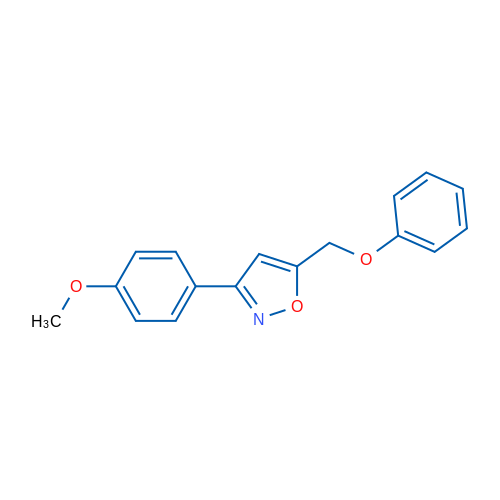 3-(4-Methoxyphenyl)-5-(phenoxymethyl)-1,2-oxazole 1g