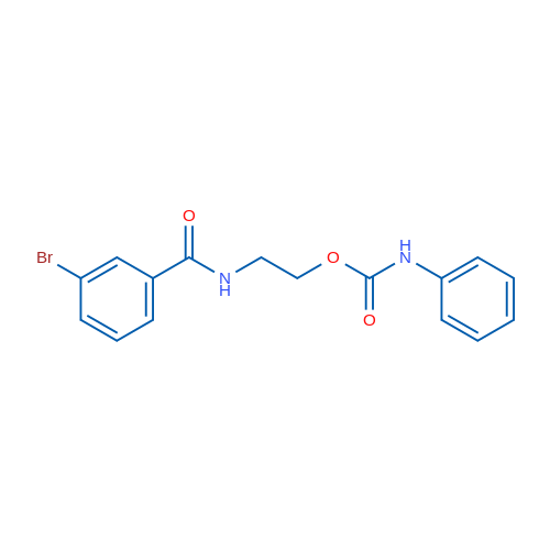 2-[(3-Bromophenyl)formamido]ethyl N-phenylcarbamate 1g