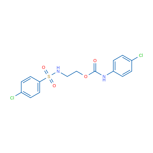 2-(4-Chlorobenzenesulfonamido)ethyl N-(4-chlorophenyl)carbamate 1g