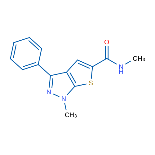 N,1-Dimethyl-3-phenyl-1H-thieno[2,3-c]pyrazole-5-carboxamide 1g