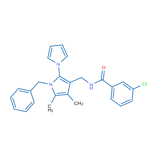 N-({1'-benzyl-4',5'-dimethyl-1'H-[1,2'-bipyrrole]-3'-yl}methyl)-3-chlorobenzamide 1g