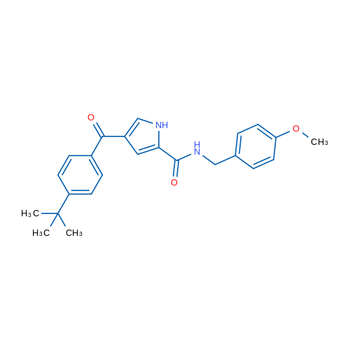 4-(4-tert-Butylbenzoyl)-N-[(4-methoxyphenyl)methyl]-1H-pyrrole-2-carboxamide 1g